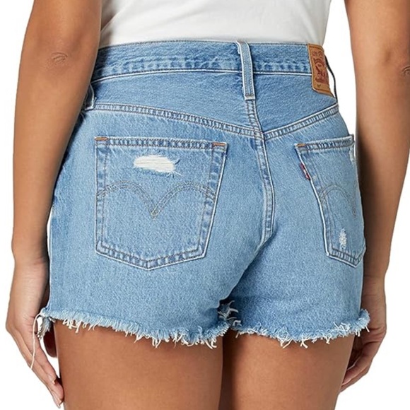 Levi's Women's 501 Original Shorts - Sansome Straggler - Picture 2 of 6